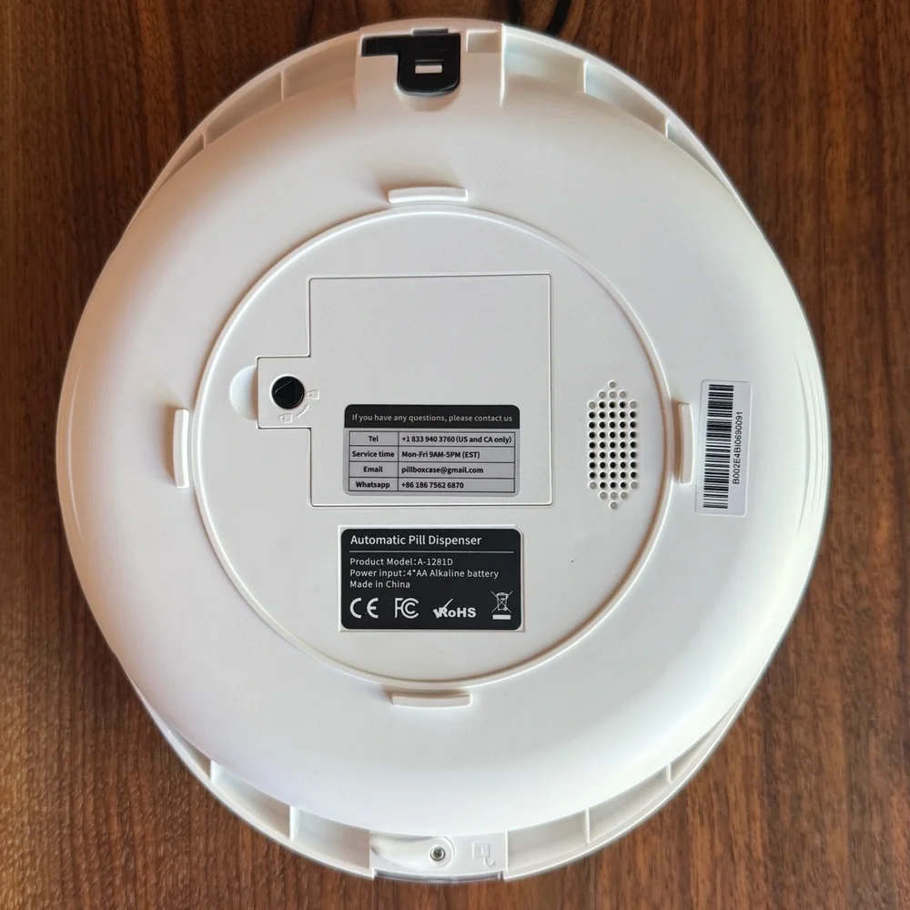 Smart Pill Dispenser 28 Slot Automatic Lighted Noise Alarm LCD Medicine Manager